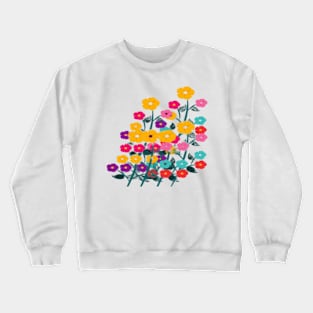 Bouquet white Crewneck Sweatshirt